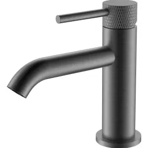 Ribbd fonteinkraan 1/2" gunmetal