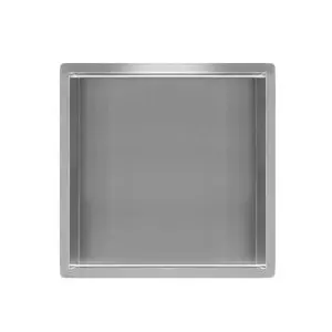 Stijlvolle Demis inbouwnis 30 x 30 x 7 RVS voor Jouw Badkamer