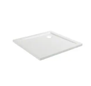 Douchebak acryl 90x90x4 wit