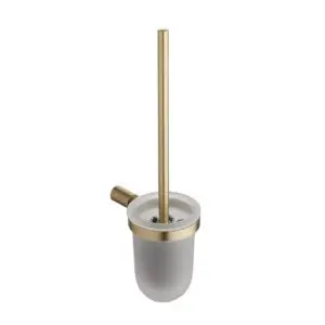Ida toiletborstel geborsteld messing