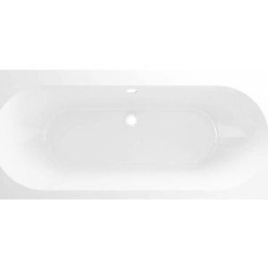 Wiesbaden Portus RD inbouw duo ligbad 190x90x49 cm acryl glans wit