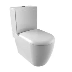 Grande xxl staande wc onderpot wit