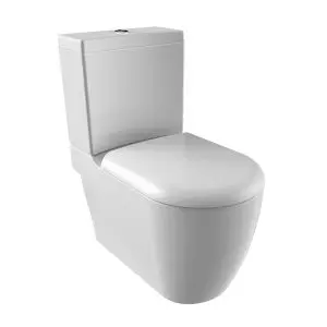 Grande xxl staande wc onderpot wit
