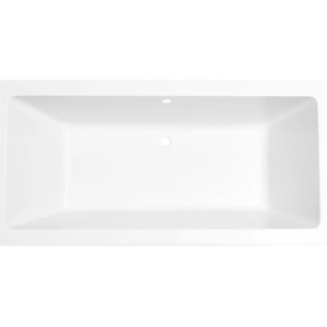 Wiesbaden Santino SQ inbouw duo ligbad 190x90x49 cm acryl glans wit