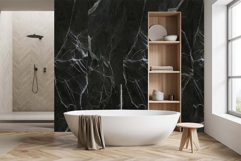 Sanideco bad marmer panleen look