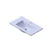 Wastafel Parijs 80cm Met Kraangat Wit