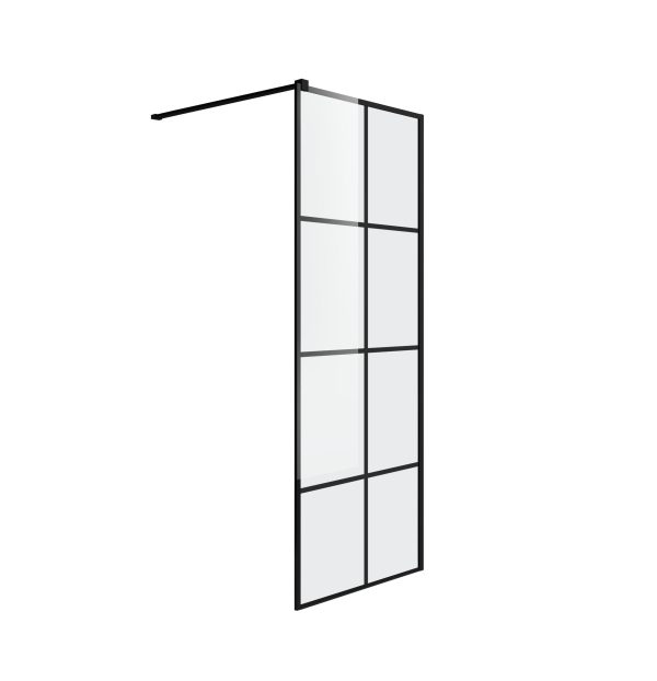 Inloopdouche Florence 80cm Zwart