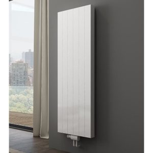 160x50 Verticale radiator T20 - C6 Gegroefde Wit