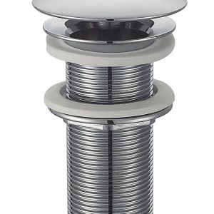 Caral open afvoerplug verlengd 5/4" chroom