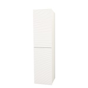 ELITE KOLOMKAST MET HORIZONTAAL RELIËF (160CM) - MAT WIT