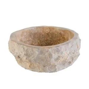Waskom Geërodeerde Natuurmarmeren - Cream