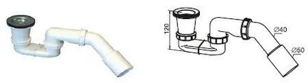 EVACUATIE DOUCHE INOX ROOSTER Ø50