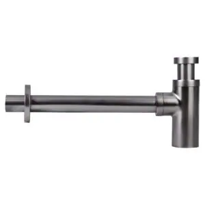 Dif Wastafel Design Sifon Gun Metal