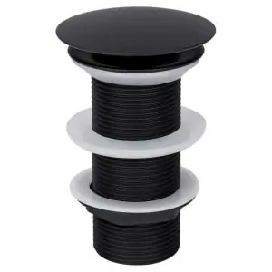 Dif Mm Always Open Afvoerplug L M Zwart