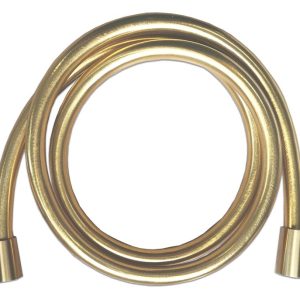 Doucheslang kunststof 150 cm - Geborsteld messing