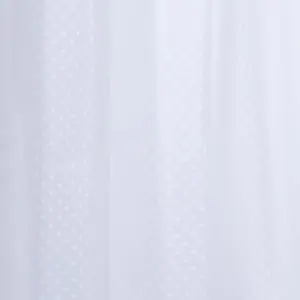 Dif Douchegord Dots Peva 180X200Cm   Wit