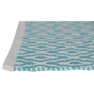 Dif Brighton Badmat 50X80Cm Blauw Wit