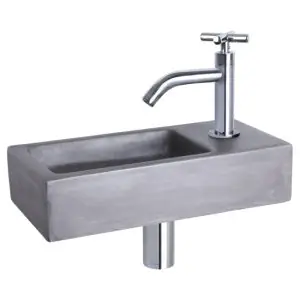Dif Hura Fonteinset Beton Krom X Chroom