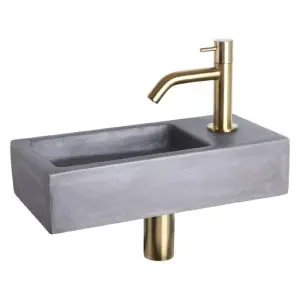 Dif Hura Fonteinset Beton Krom Mat Goud