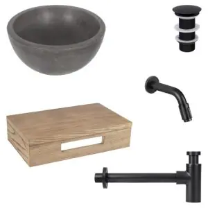 Dif Ruz Bet Dg 15Cm Muurk Wtplank Mt Zwa