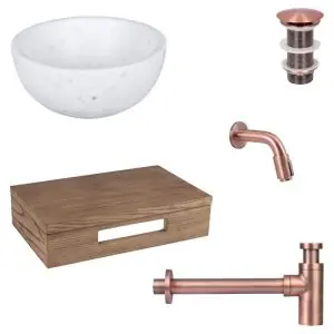 Dif Ruz Marmer 11Cm Muurk Wtp Bru Rd Kop