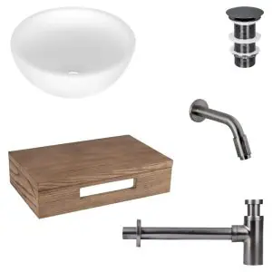Dif Ruz Ker Wi 15Cm Muurk Wtp Bru Gn Met