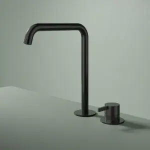 Wastafelmengkraan 2-gats Hoog model met draaibare uitloop, zonder waste MBP AC023HMBP