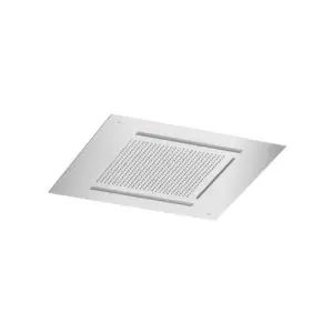 Inbouw hoofddouche met waterval en Led verlichting, 50x50 cm CR