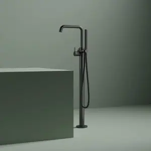 Hotbath Afbouwdeel vrijstaande badmengkraan met flexibele slang en handdouche MBP AC177EXTMBP