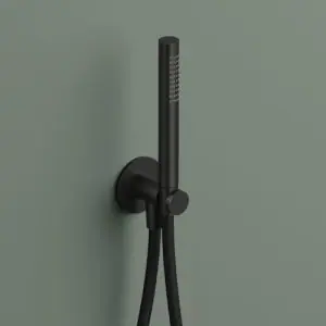 Handdouche met wandsteun + uitlaat en doucheslang 150cm MBP PVD