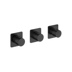 Afbouwdeel - Inbouw douchethermostaat met 2 stopkranen Horizontaal/verticaal BGP PVD GL7067EXTBGP