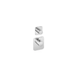 Afbouwdeel - Highflow Thermostaat met 1 stopkraan CR