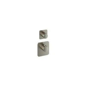 Afbouwdeel - Highflow Thermostaat met 1 stopkraan GNP PVD