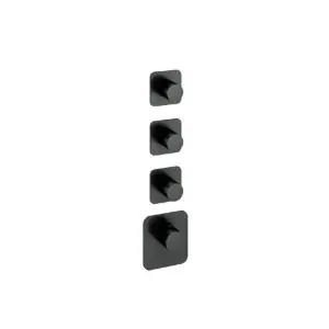 Afbouwdeel - Highflow Thermostaat met 3 stopkranen BGP PVD