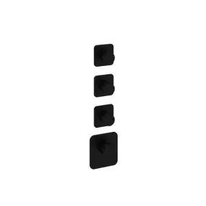 Afbouwdeel - Highflow Thermostaat met 3 stopkranen BL