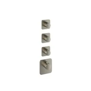 Afbouwdeel - Highflow Thermostaat met 3 stopkranen GNP PVD