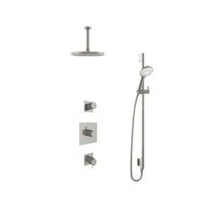 IBS 2 stopkranen 3s. handdouche 15cm plafondb 25cm hoofddouche glijstang IBS2GN1247