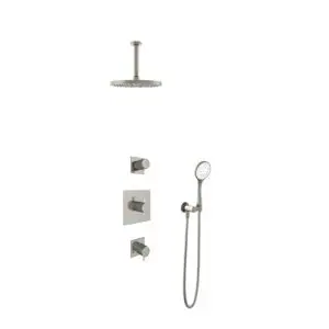 IBS 2 stopkranen 3s. handdouche 15cm plafondbuis 25cm hoofddouche IBS2GN124