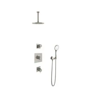 IBS 2 stopkranen 3s. handdouche 15cm plafondbuis IBS2GN12