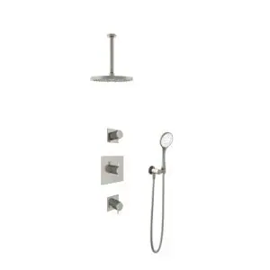 IBS 2 stopkranen 3s. handdouche 30cm plafondbuis 25cm hoofddouche IBS2GN134