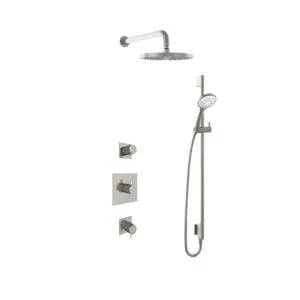 IBS 2 stopkranen 3s. handdouche 25cm hoofddouche glijstang IBS2GN147