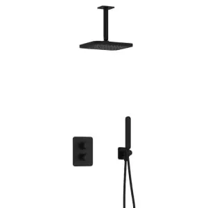 Complete thermostatische douche InBouwSet Gal met 2-weg stop-omstel met Plafondbuis IBS40ABL2