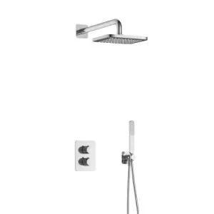 Complete thermostatische douche InBouwSet Gal met 2-weg stop-omstel CR IBS40ACR