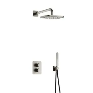 Complete thermostatische douche InBouwSet Gal met 2-weg stop-omstel GNP PVD IBS40AGNP