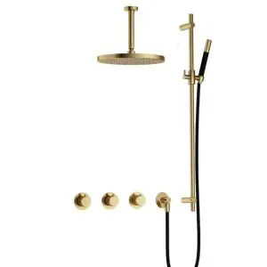 IBS CB7067 NB met 2 stopkranen, Plafondbuis 15 cm, M106 en Glijstang IBS70NB257