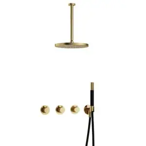 IBS CB7067 NB met 2 stopkranen, Plafondbuis 30 cm en M106 IBS70NB35