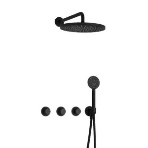 IBS CX7067 BL met 2 stopkranen met Ronde handdouche en M106 IBSX70BL15