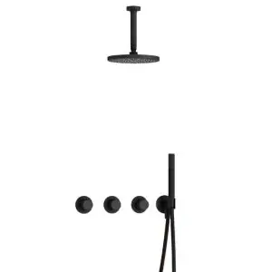 IBS CX7067 BL met 2 stopkranen met 2 stopkranen met Plafondbuis 15 cm IBSX70BL2