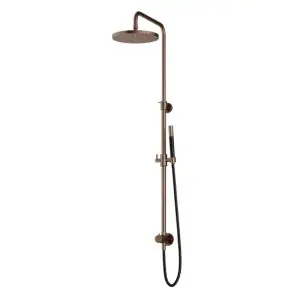 Stortdoucheset, Hoofddouche 30cm en doucheslang 1,5mtr met handdouche AB - Living Colours vormen een natuurlijk patina M438AB5