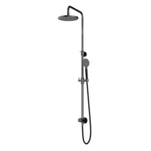 Stortdoucheset, Hoofddouche 20cm en doucheslang 1,5mtr met handdouche BK M438BK1